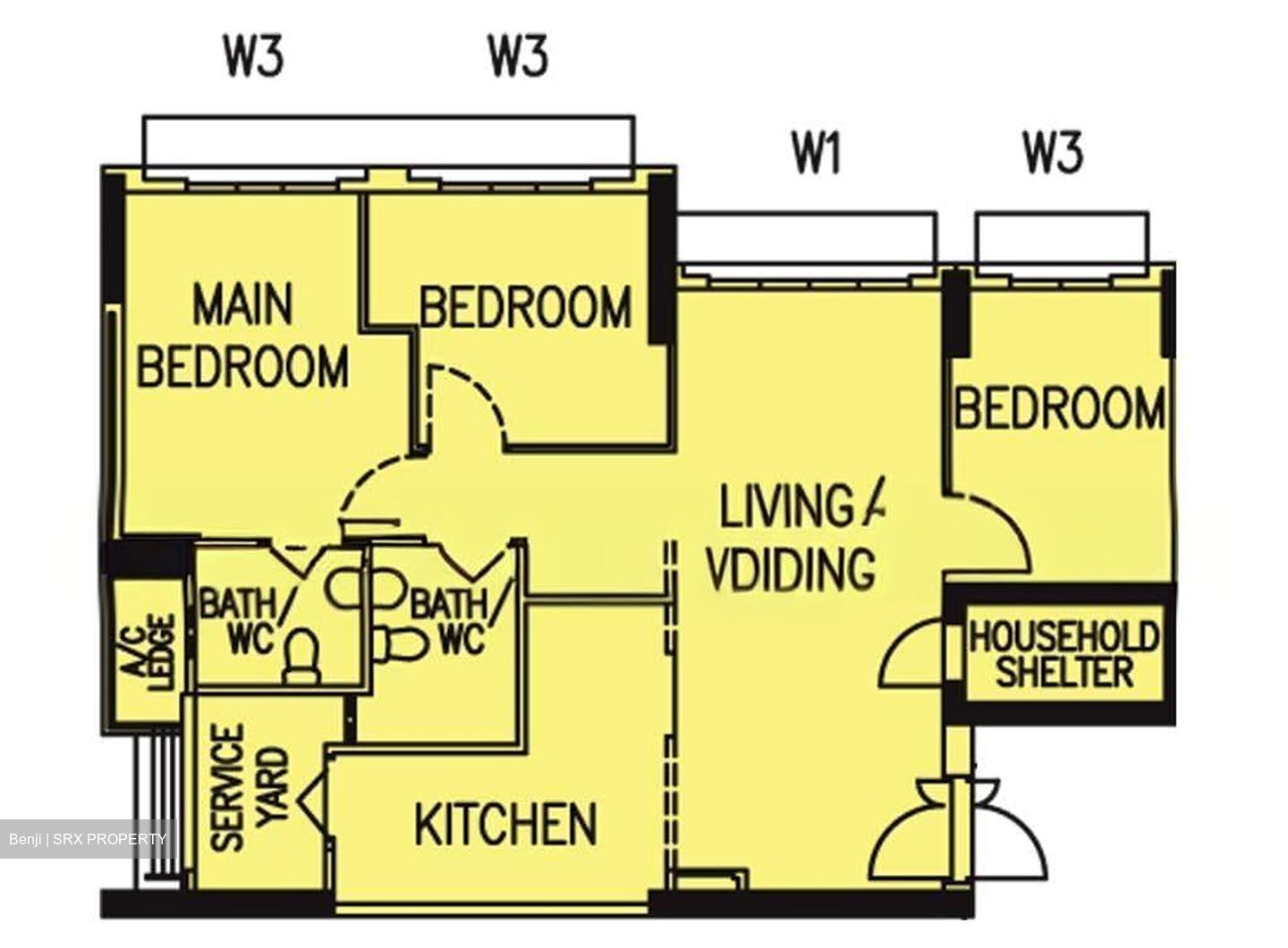 Blk 415C Waterfront I @ Northshore (Punggol), HDB 4 Rooms #618678421